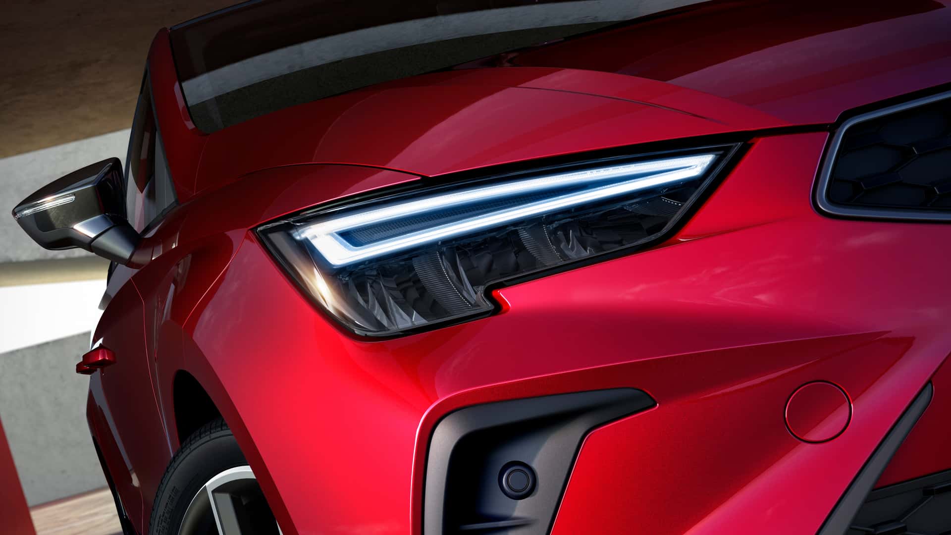 Seat Ibiza 2026 - Деталь передньої решітки