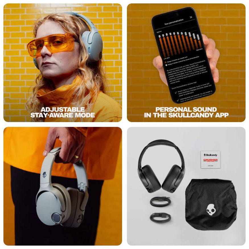 Схема роботи навушників Skullcandy Crusher 1080 ANC