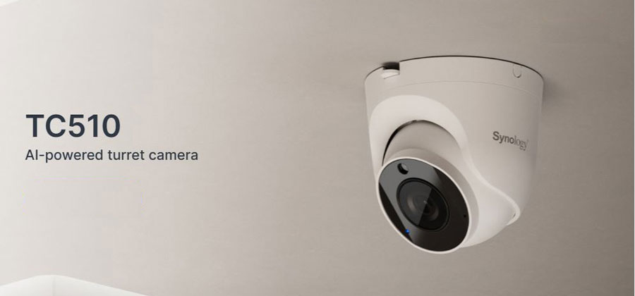 Synology TC510 turret camera. Illustration: Synology