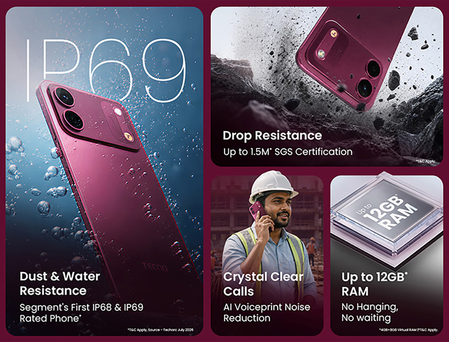 The Spark Go 3 Pro ships in two storage configurations, starting at $170.