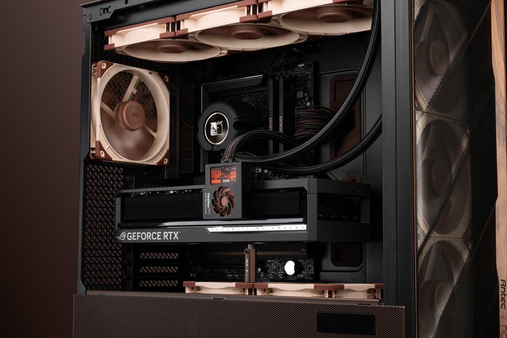Thermal Grizzly WireView Pro II Noctua Edition вид сзади
