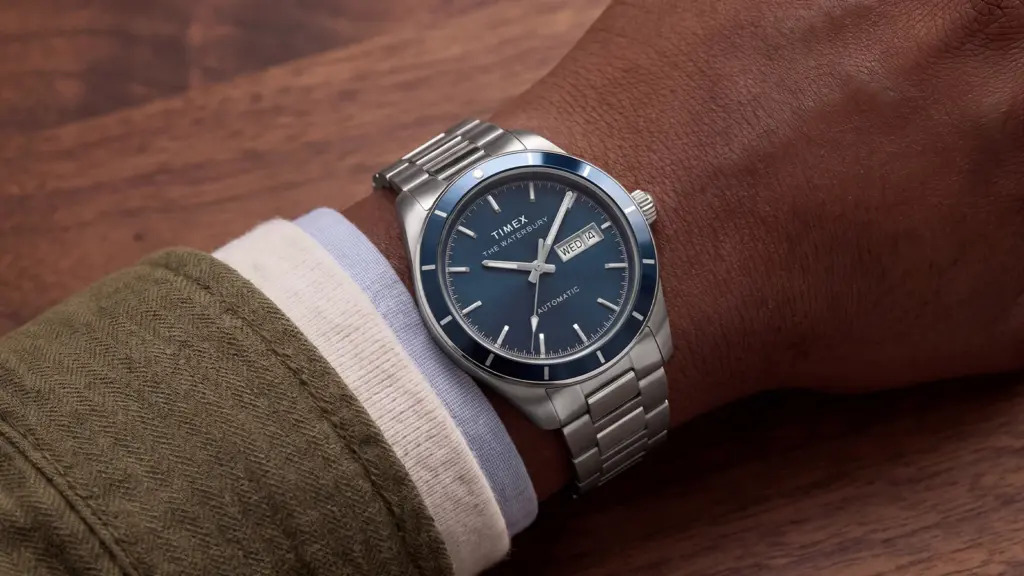 Часы Timex модель Waterbury Heritage синий циферблат
