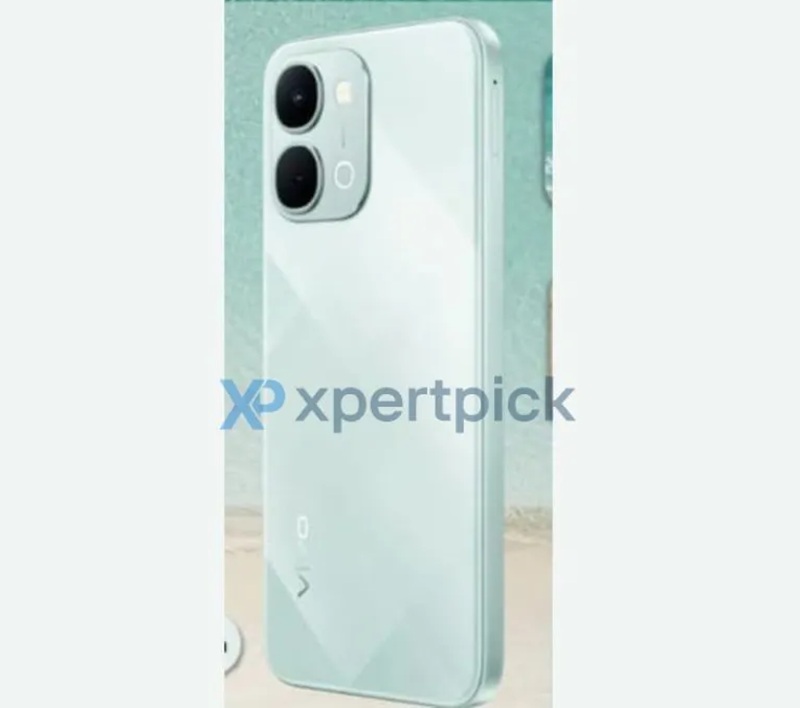 Vivo Y31T render showing the rear panel design.