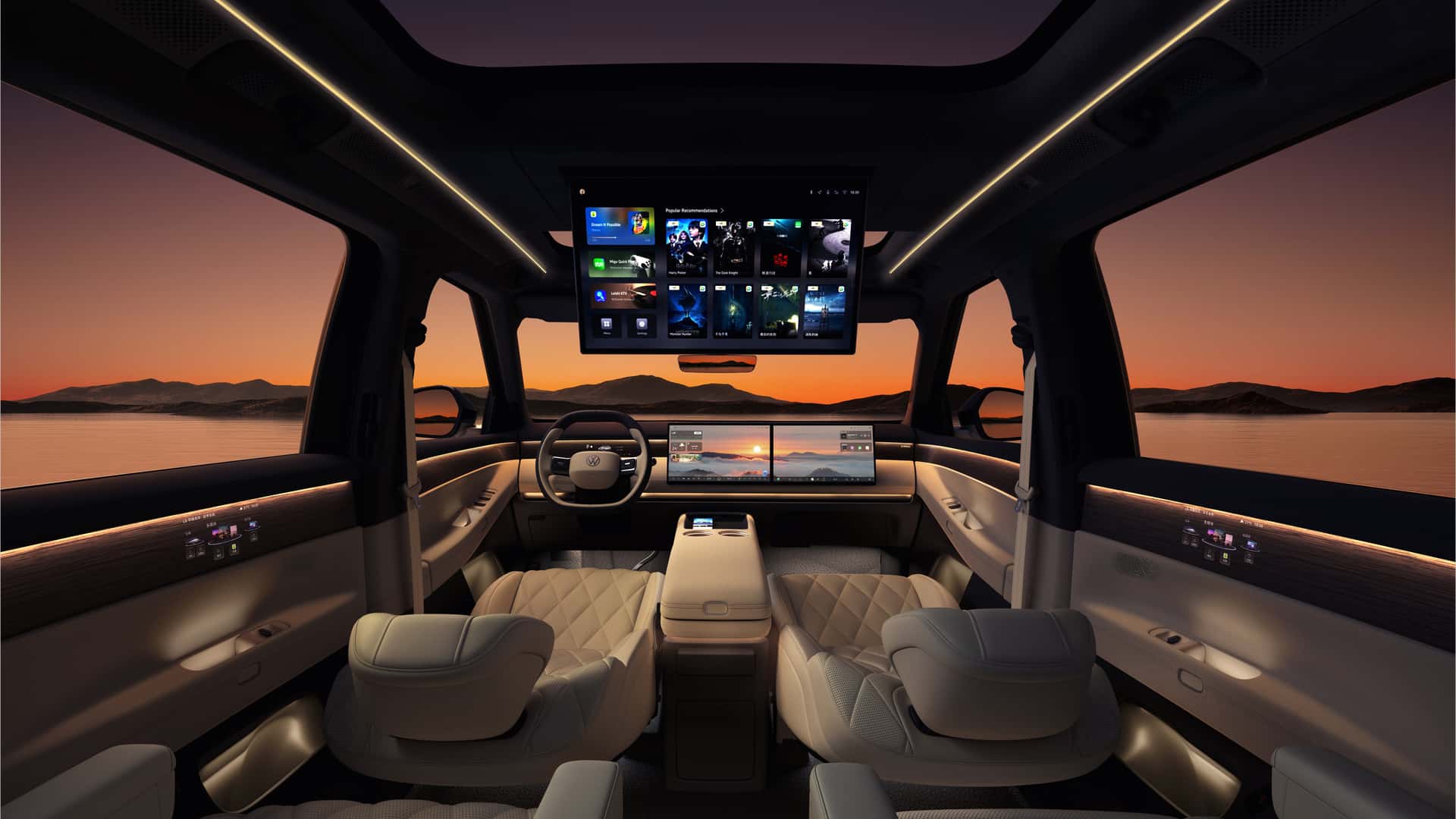 Screens in Volkswagen ID. Era 9X