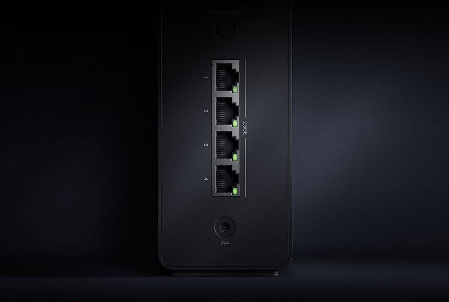 Xiaomi BE7200 Pro 2.5GbE порти